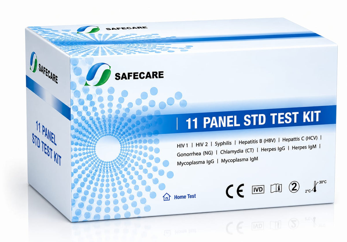 11 Panel STD+STI Rapid Screening Test Cassette
