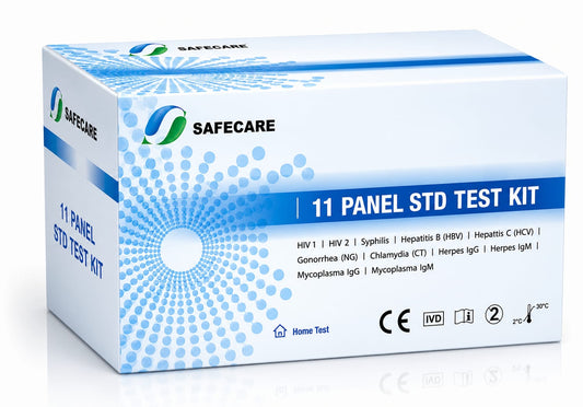 11 Panel STD+STI Rapid Screening Test Cassette