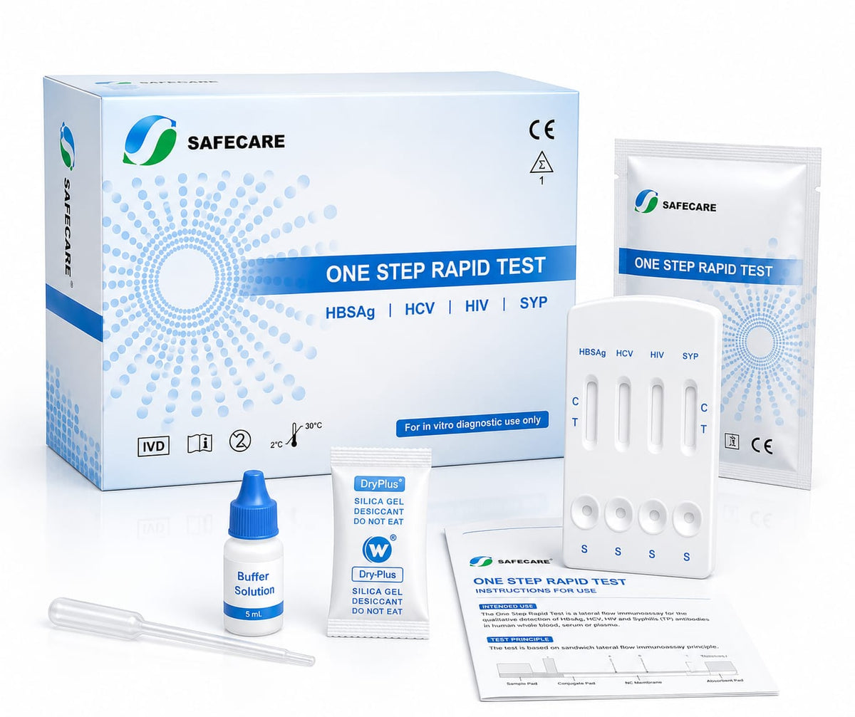 4 Panel STD Screening Test Cassette