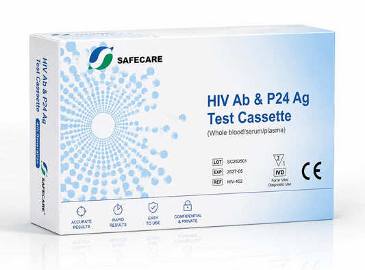 HIV Ab & P24 Ag Test Cassette (4th Generation)